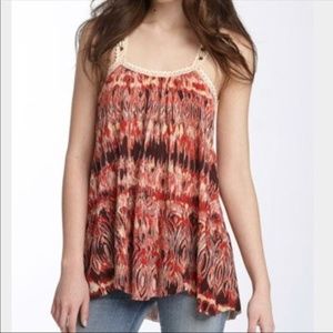 **FINAL** FREE PEOPLE NWOT Seashell Crochet Swing Tank